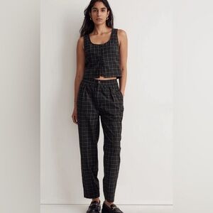 NWT Madewell Corduroy Pull On Tapered Pants